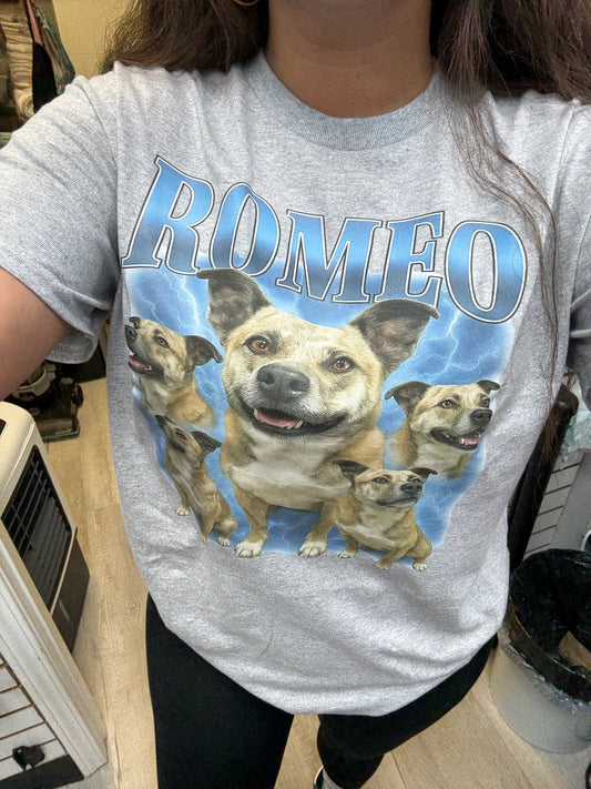 Custom 90’s retro Dog Tee