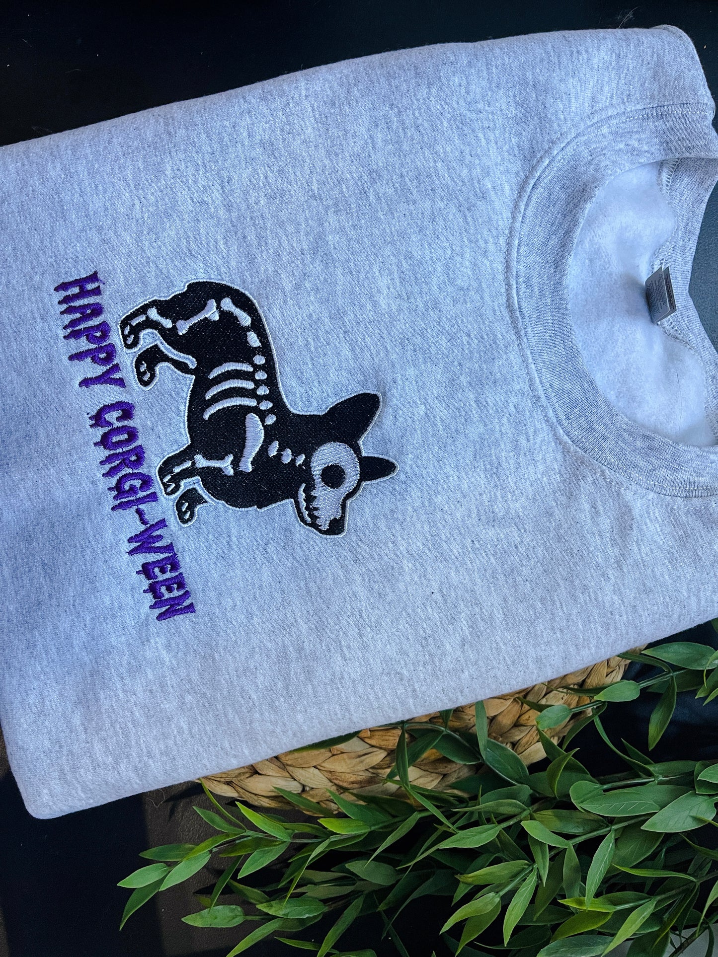 Corgiween Embroidered Crewneck