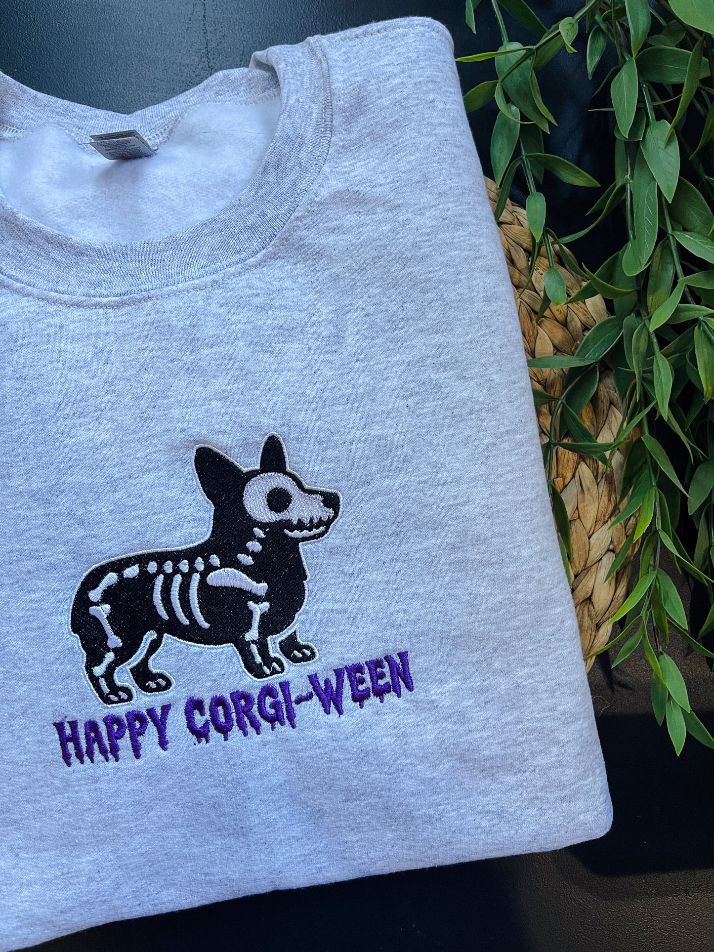Corgiween Embroidered Crewneck