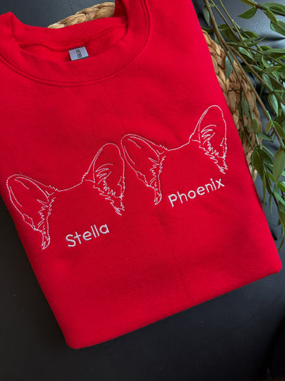 Personalized Dog Ear Crewneck