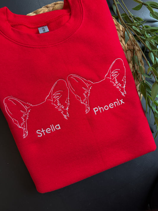 Personalized Dog Ear Crewneck