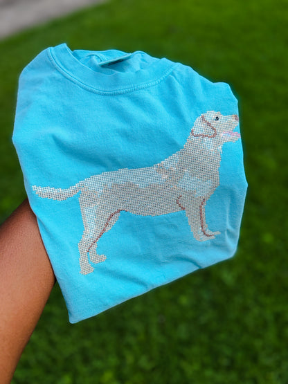 Cross Stitch Labrador T-shirt