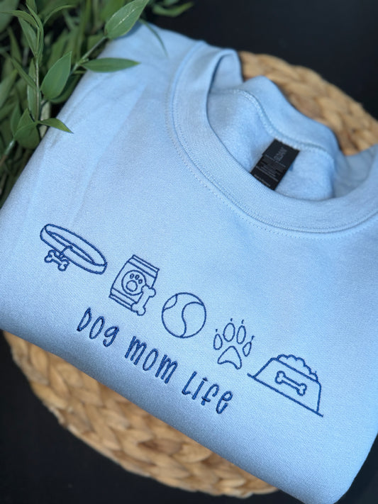 Dog Mom Life Blue