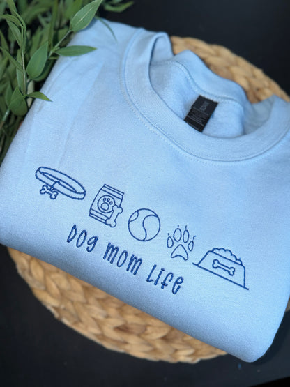 Dog Mom Life Blue
