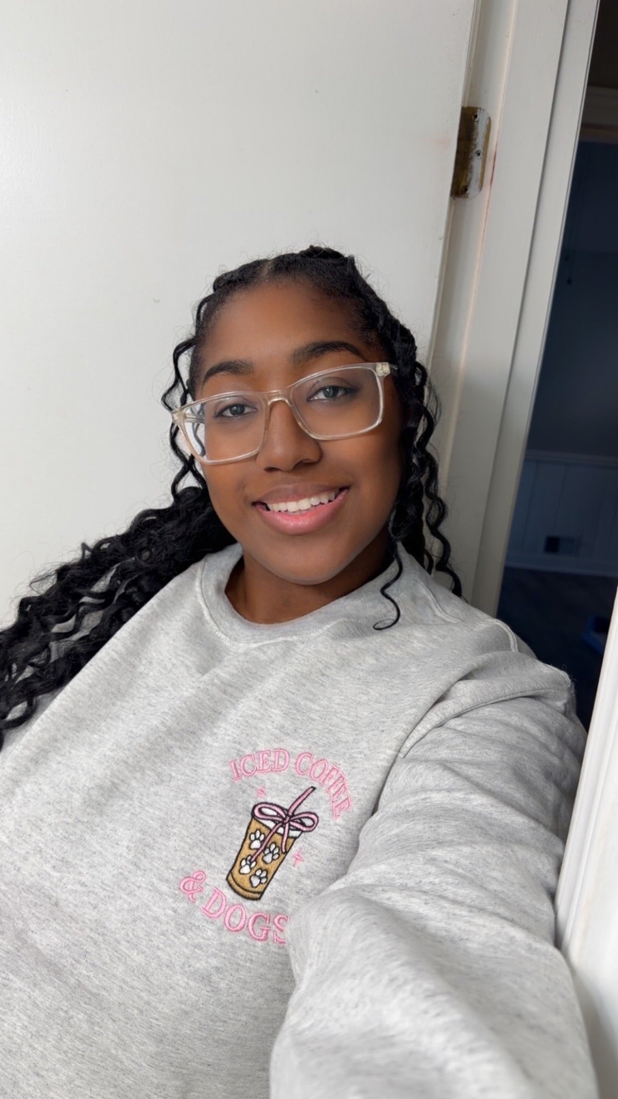 Iced Coffee & Dogs Sweatshirt