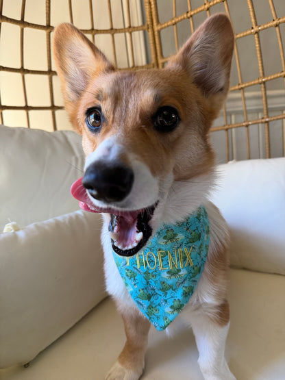 Frog Days Dog Bandana