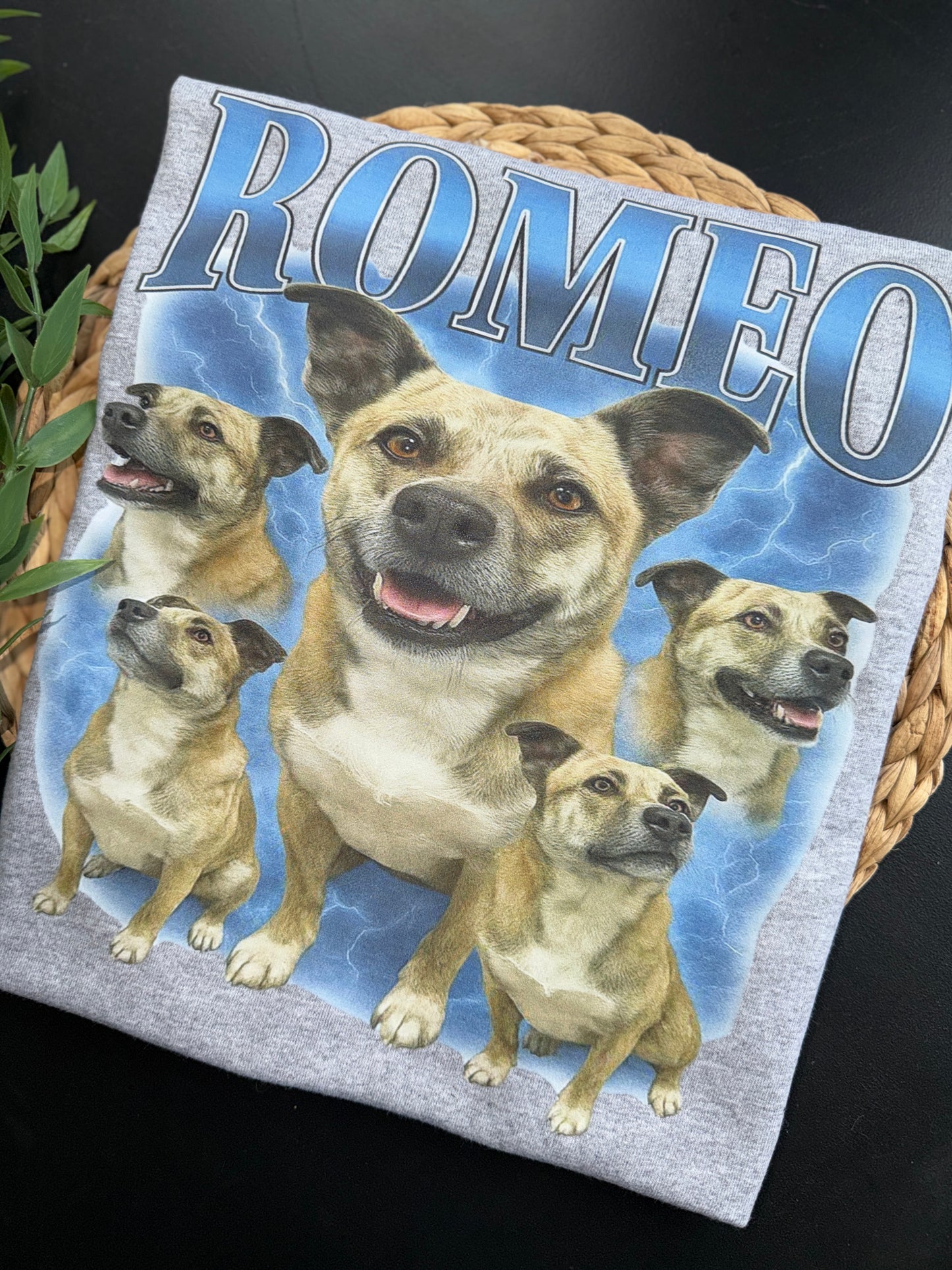 Custom 90’s retro Dog Tee