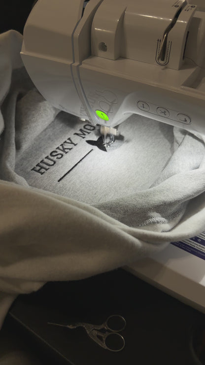 Husky Momager Embroidered Crewneck